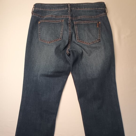 Vintage America Jeans Size 4/27 Weekend Crop Mid Rise Skinny Leg Dark Wash - Picture 3 of 10